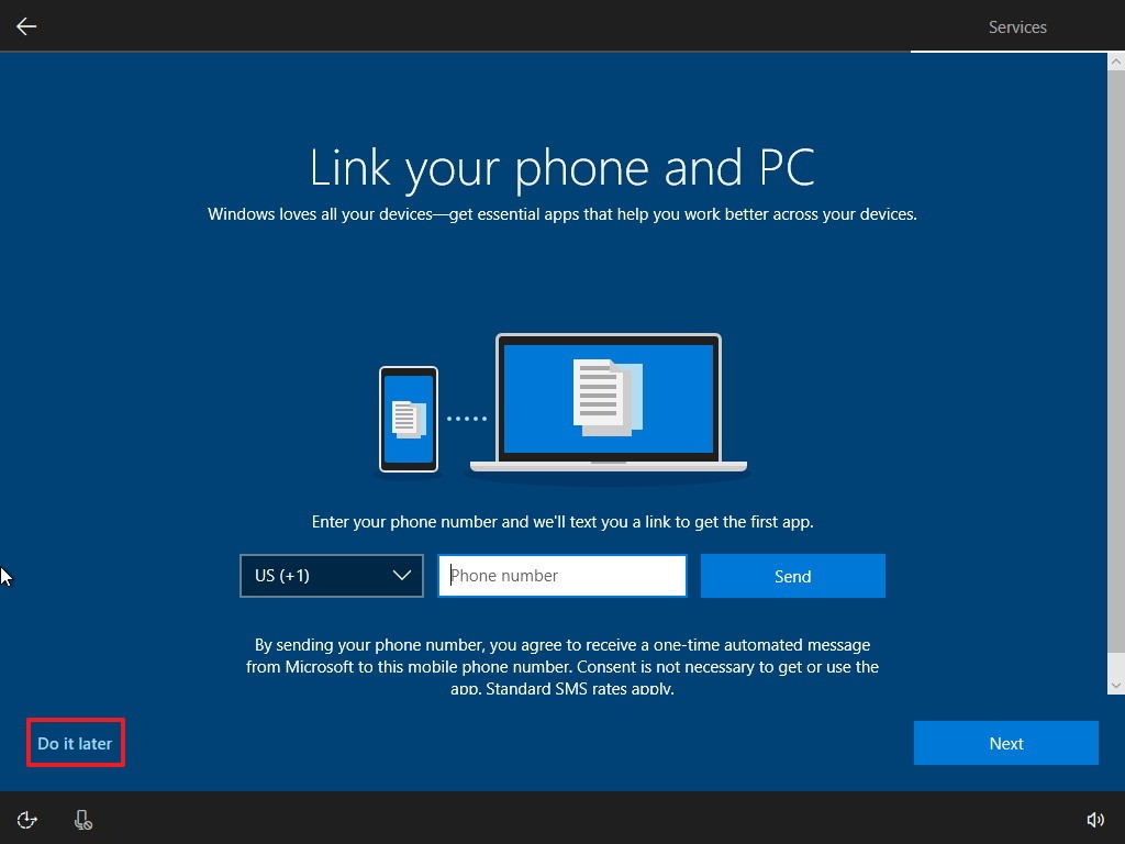 Windows 10 Setup Screen 14