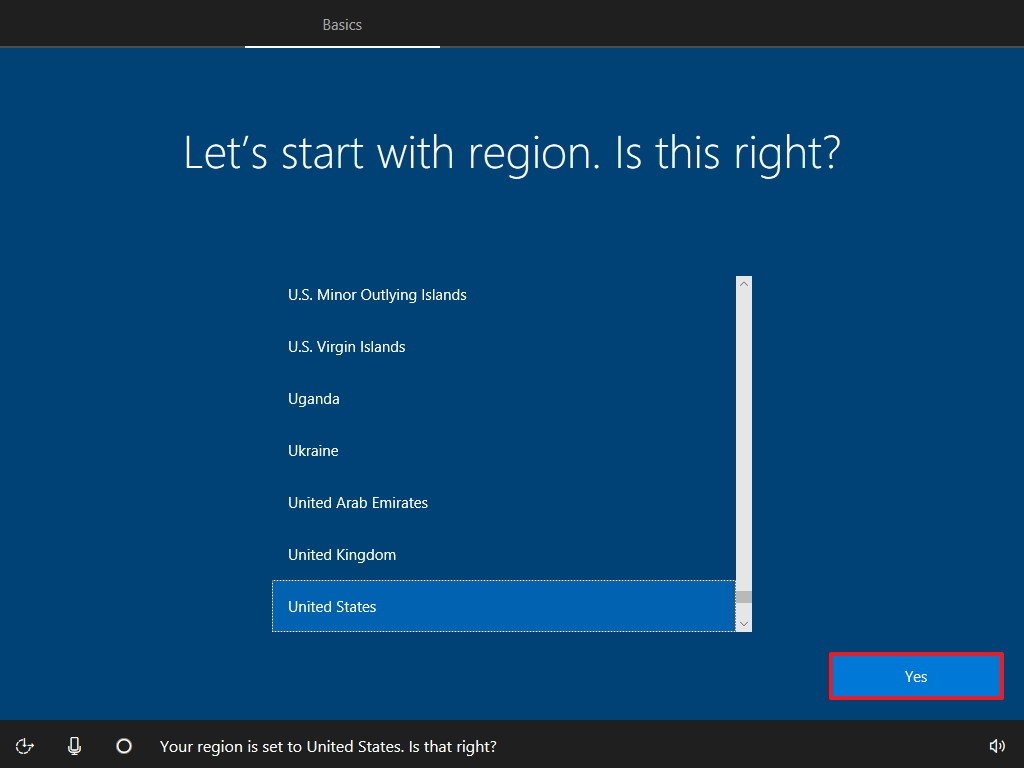 Windows 10 Setup Screen 9